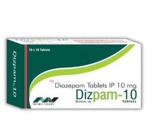 Diazepam Tablets IP 10mg (10 Strips x 10 Tablets)