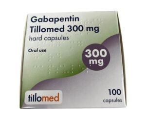Gabapentin Tillomed 300mg Hard Capsules (100 Capsules)
