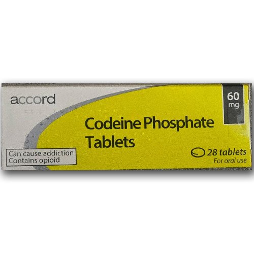 codeine phosphate 60mg tablets (28 tabs)