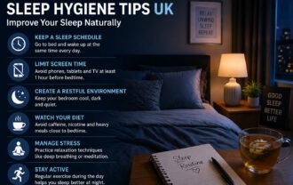 sleep hygiene routine uk relaxing before bed