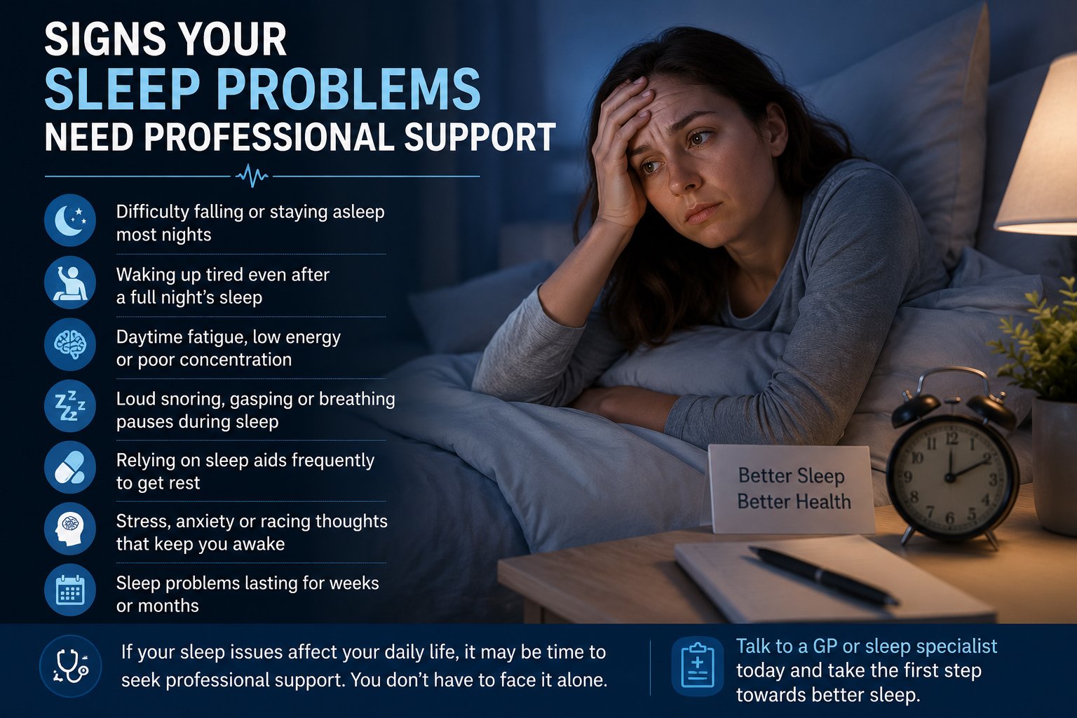 daytime tiredness caused by poor sleep uk