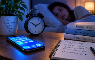 blue light screen time sleep
