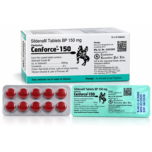 cenforce 150 sildenafil 150mg tablets (10 tabs)