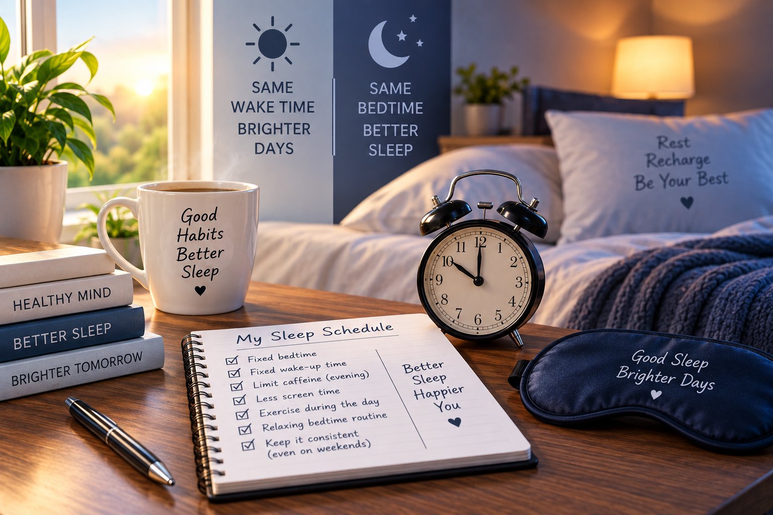 consistent sleep schedule guide